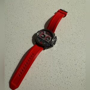 Diesel only the brave red watch!
